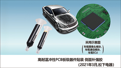 “高耐温冲性PCB板级器件贴装 侧面补强胶”问世